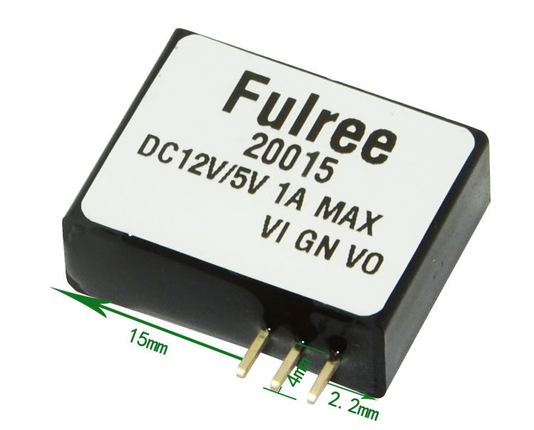 On-board Type Non-isolated 12V to 5V, 1A Converter - Click Image to Close